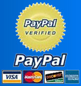 We accept paypal and credit cards