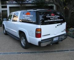 Premier Window Cleaning company vehicle